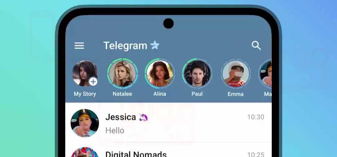 story telegram android